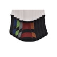 thumbnail image 3 of Athletic Works Boys Stripe Sole No Show, 10-pack, Size Medium (Shoe Size 9-2.5), 3 of 6