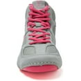 thumbnail image 5 of Yes! Athletics Kids Wrestling Shoes, 100% Anti-Slip, Grey & Pink - Little Kid 12, 5 of 6