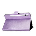 thumbnail image 6 of Glitter Folio Flip Case for Samsung Galaxy Tab S8/S7 Case 11 Inch (SM-X700/X706/T870/T875), PU Leather Folding Stand Card Slots Cover with Multiple Viewing Angles Tablet Case Cover,Purple, 6 of 10