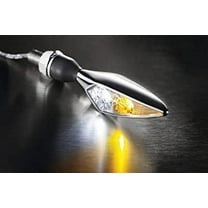 Kuryakyn Rhombus S Collection Turn Signal K-Mann, Micro Rhom Pl, FL