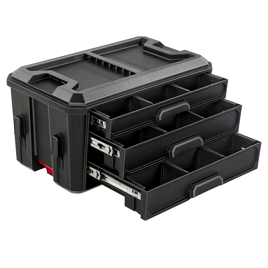 Hyper Tough Hyper Stack 3-Drawer Tool Storage Box photo 2