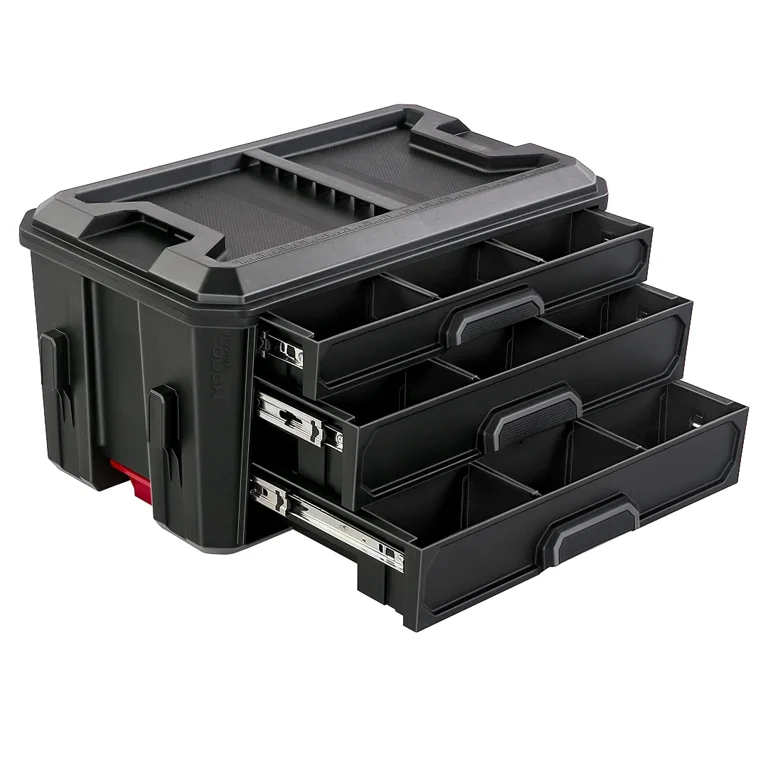 Hyper Tough Hyper Stack 3 Drawer Tool Storage Box - Walmart.com