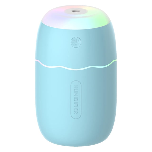 Humidificador de aire Gloria Difusor LED Nightlight Purificador USB portátil 280 ml
