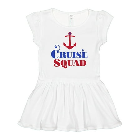 

Inktastic Cruise Squad in red and blue Girls Baby Dress