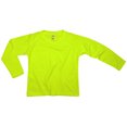 thumbnail image 1 of Earth Elements Little Kids/Toddlers Unisex Long Sleeve T-Shirt 4T Neon Yellow, 1 of 2