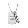 Keepsake Personalized Family Jewelry Men's High School Mascot Tag available in Valadium