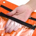 thumbnail image 4 of Uxcell Expandable Pencil Pouch for 3 Rings Binder, 1 Pack Oxford Cloth Zipper Binder Pouch Pencil Case Orange, 4 of 6