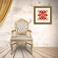 thumbnail image 3 of Homawoo, Richard 12x12 Gold Ornate Wood Framed with Double Matting Museum Art Print Titled - Hexagon Pattern-31, 3 of 4