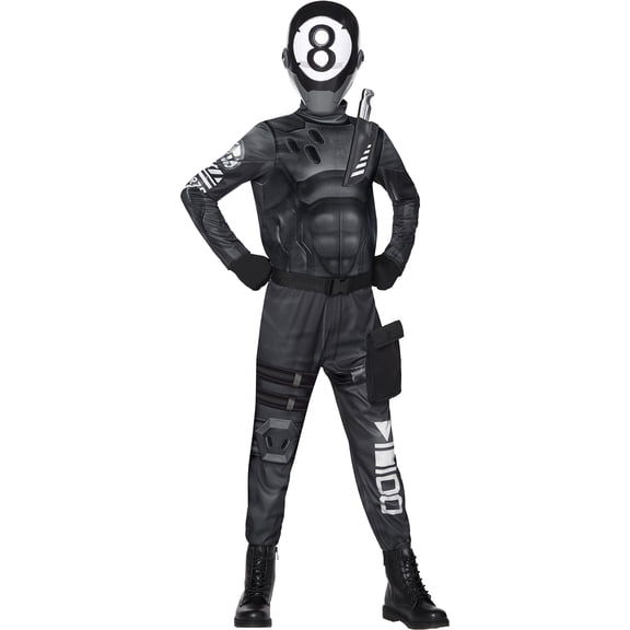 Fortnite 8-Ball Halloween Costume for Children, 5-Piece, Boys' Size XL (14/16), by InSpirit Designs