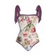 thumbnail image 3 of Traje de baño de dos piezas para mujer, trajes de baño para mujer, bikini de una pieza con cordones, traje de baño estampado del Día de la Independencia, falda larga, conjuntos de dos piezas, traje de, 3 of 4