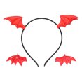 thumbnail image 4 of 1 juego de diademas de murciélago, accesorio para Halloween, diademas con alas de murciélago con clips, 4 of 7