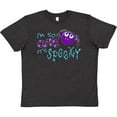 thumbnail image 3 of Inktastic I'm So Cute Its Spooky- cute Halloween spider Youth T-Shirt, 3 of 5