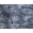 thumbnail image 3 of Ambesonne Abstract Quilted Coverlet 3 Pcs, Circular Modern Shapes Art, Queen Size, Ceil Blue and Dark Lavender, 3 of 4