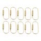 thumbnail image 1 of Llaves de bloqueo de tornillo de 10 piezas Charmones de la bolsa de la llave del servicio pesado para llaves colgantes decoraciones del automóvil clip Estilo C, 1 of 9