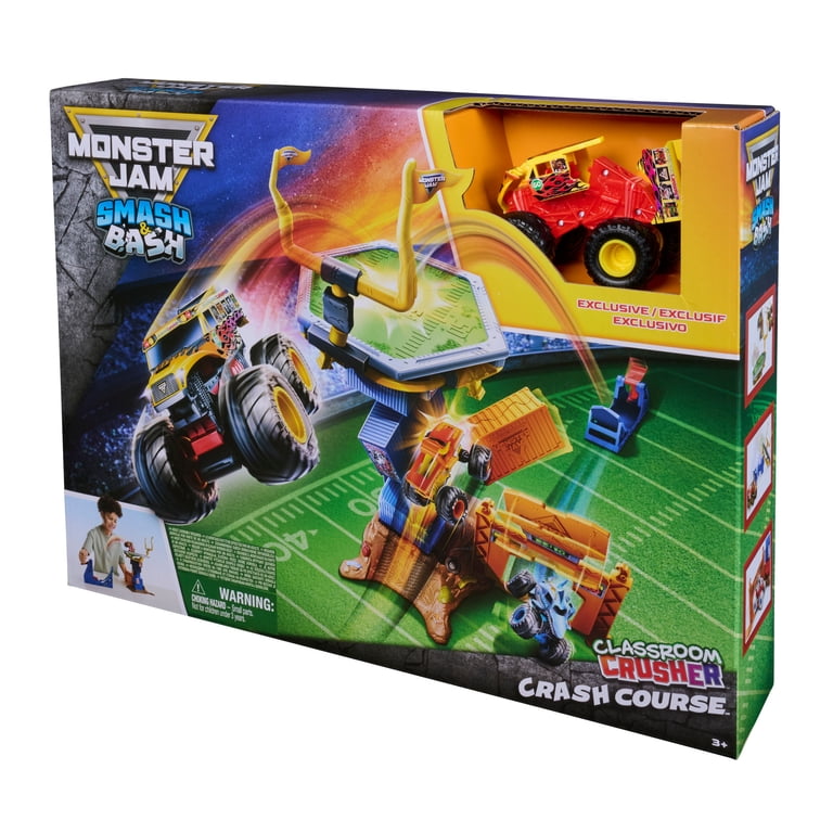 Monster Jam Smash & Bash Crash Course Playset with Truck photo 8