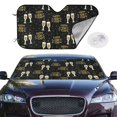 thumbnail image 2 of Kdxio Happy New Year Print Windshield Sun Shade,UV Rays and Sun Heat Protection,Sunshade for Car Windshield,Car Shade Front Windshield - Small, 2 of 5