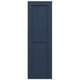 thumbnail image 6 of Ekena Millwork 18"W x 67"H True Fit PVC Two Equal Flat Panel Shutters, Starless Night Blue (Per Pair - Hardware Not Included), 6 of 10