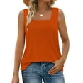thumbnail image 2 of Plebaso Tank Tops for Women Summer Sleeveless Square Neck T Shirts Casual Beach Vacation Tunic Tanks, 2 of 7