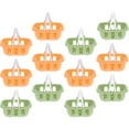 thumbnail image 3 of 12Pcs Mini Basket Simulation Supermarket Shopping Basket Miniature Baskets Model, 3 of 7