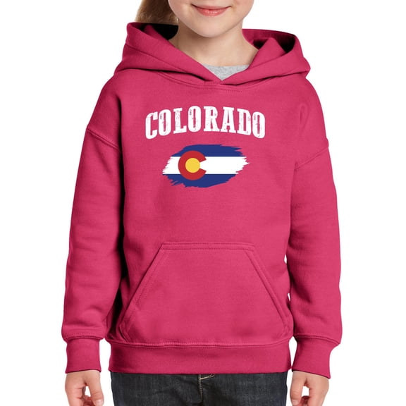 NIB - Big Girls Hoodies and Sweatshirts, up to Big Girls Size 24 - Colorado Flag