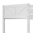 thumbnail image 4 of Hillsdale Rae Wood Twin Over Twin Bunk Bed with Trundle White, 4 of 6
