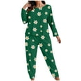 thumbnail image 5 of Gytharion Womens Pajama Sets Cute Daisy Print Sleepwear Set Soft Comfy Long Sleeve Crew Neck Top and Pants Pj Sets 2 Piece Loungewear Outfits for Women, Size XL-5XL, 5 of 5