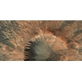 thumbnail image 2 of NASA 18x11 Gold Ornate Wood Framed with Double Matting Museum Art Print Titled - Mars HiRISE - Crater near Sirenum Fossae, 2 of 4