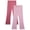 Pink/Rose, variant on Girls Leggings - 2 Pack Stretchy Girl Flare Leggings with Pockets Yoga Pants for Girls (7-16)