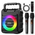 thumbnail image 1 of Altavoz Bluetooth portátil Karaoke Machine OIZEGO, 2 micrófonos, 1 of 8