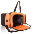 thumbnail image 2 of DALIX 17" Blank Duffel Bag Duffle Travel Size Sports Durable Gym Bag in Orange, 2 of 5