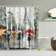 thumbnail image 5 of Cortina de baño impermeable de poliéster impresa en 3D con forma de pulpo, 5 of 5