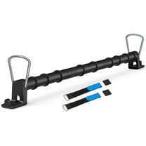 Heavy-Duty Car Clothes Hanger Bar Holds 50 Clothes, Telescopic Clothes Rack for Car Travel (28"-60") Fits Vehicles, SUVs, Trucks with 2 EVA Anti-Skid Pads & 2 Hook and Loop Straps(Hold Up to 70lbs)