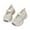 White, variant on ZACPNCV Boys Girls Sport Water Sandals Kids Summer Outdoor Beach Hiking Closed-Toe Athletic Shoes for Toddler White 7-8 Years