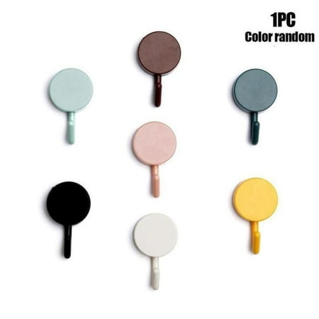 

Self Adhesive Wall-Sticky Hooks Holder Heavy Duty Nail Clear Free Non-trace G6H7