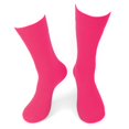 thumbnail image 2 of Feraricci 3 Pairs of Solid Color Formal Dress Socks for Men - Colorful & Comfortable Crew Socks-Fuchsia, Orange, & Mint, 2 of 6