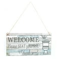 thumbnail image 1 of Hanging Plaque, Looks Great Hanging Board Sign, For Furniture Wall Door House ANGGREK 30*15, 1 of 7