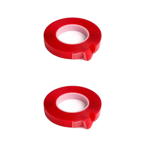 Matsuzay 3 uds cinta adhesiva de doble cara cinta adhesiva de poliimida cinta acrílica resistente al calor de alta temperatura para coche Claro 30 mm de ancho y 5 m de largo 2piezas Matsuzay CBP000130