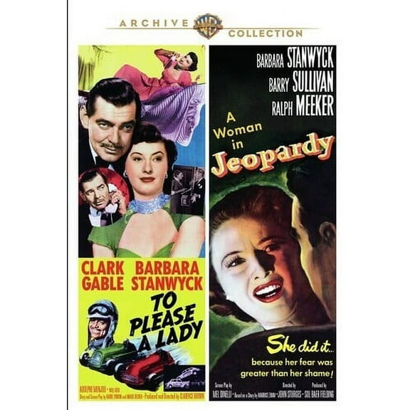 To Please a Lady/Jeopardy (DVD), Warner Archives, Drama