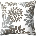 thumbnail image 2 of Brown Grey Pillow Covers 18x18 Set of 4 Decorative Throw Pillow Cushion Covers for Sofa Bedroom Outdoor Patio Furniture Indoors Home Decor, 2 of 4