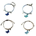 thumbnail image 2 of Brazalete con Colgante Qarigey para Mujer Amuleto de Pareja Azul Claro 312A, 2 of 6