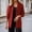 Red, variant on Womens Lightweight Open Front Cardigan Soft Comfy Long Sleeve Knitted Sweaters Fashion Casual Outerwear with Pockets New Black M