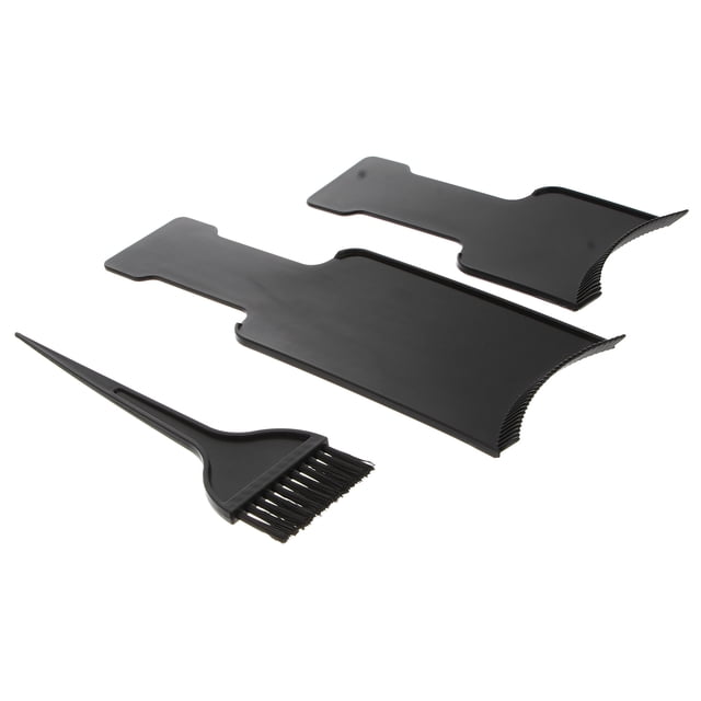 YSNOOWE 3Pcs Hair Dye Tools Kit Highlighting Board Brush Set For Stylists With Flat Comb Design