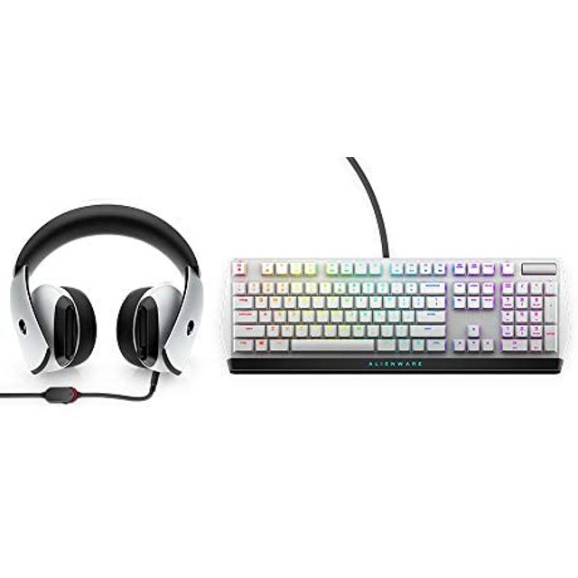 Teclado Gamer Alienware AW510K c/ Audífonos AW510H -Blanco