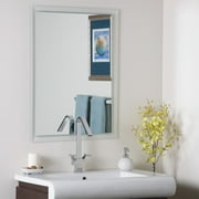 Frameless Etch Border Mirror