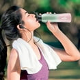 thumbnail image 5 of MILTON Comet 1000 Stainless Steel Water Bottle 980 ml, Single Walled, ISI Certified I Leak Proof Lid, Rust Proof I For School, Office, Gym I Mint Pink, 5 of 7