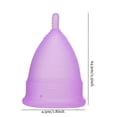 thumbnail image 4 of Menstrual Original Authentic Cups Set Reusable Silicone Menstrual Cup with Bag BoxL, 4 of 4