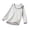 Gray, variant on hotojiny Kids Zip-Up Hoodie Girls Boys Sun Protection Lightweight Jacket Teens Cooling Color Block Hooded Shirt 4-16 Y