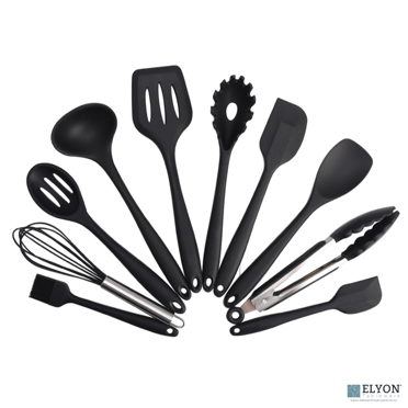 Mad Hungry 4-Piece Silicone Spurtle Set - Spatula, Scoop, Mixing Spoons ...