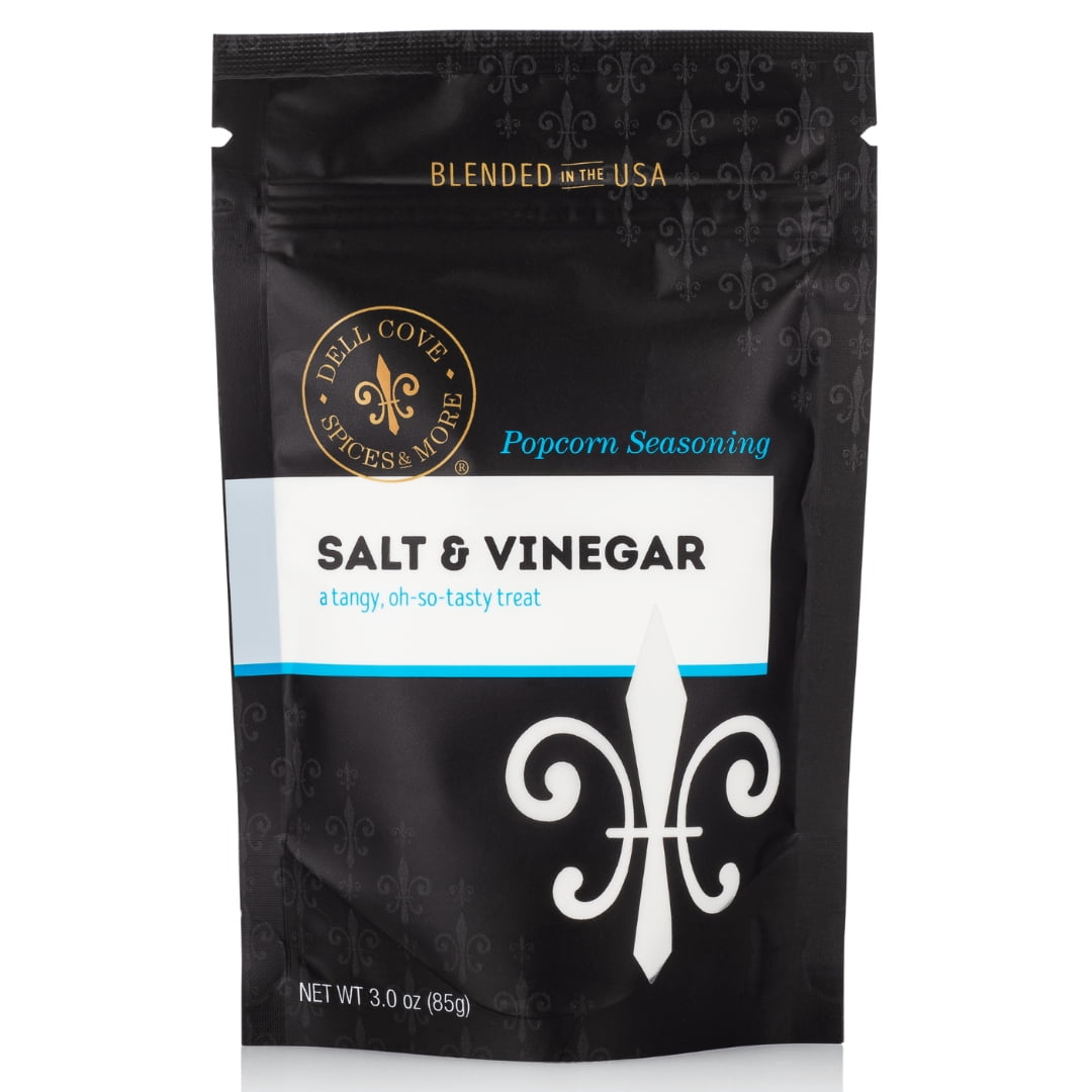 Salt and Vinegar Popcorn Seasoning Perfect for Stovetop Popping