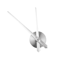 thumbnail image 3 of Manecillas de reloj 3D, agujas de mecanismo de movimiento grande para bricolaje, repuesto de accesorios de pared, color plateado, 3 of 4